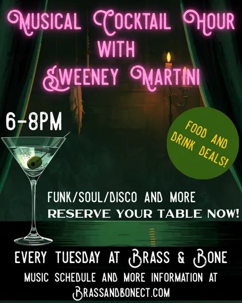 Musical Cocktail Hour with Sweeney Martini